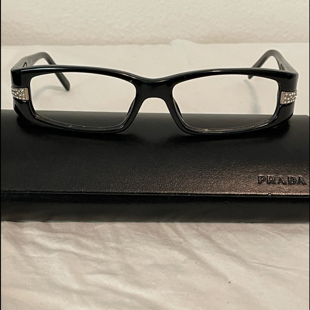 PRADA RX glasses VPR 12H 1AB-101 135 Black Frame